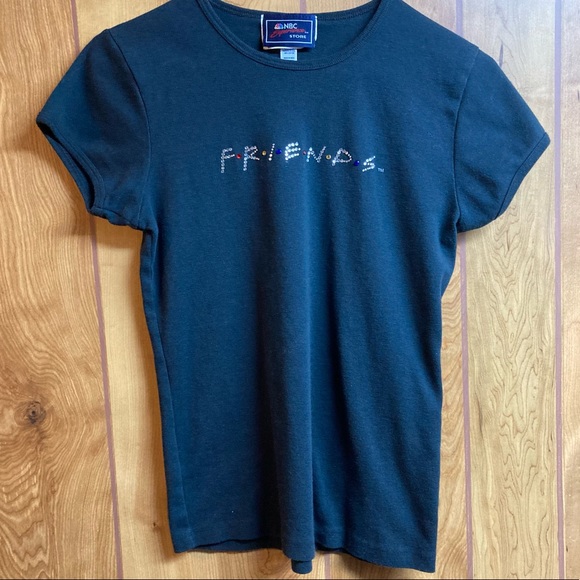 Official Friends Women’s Tee Shirt from NBC Store Colourful Sequence Letters - Picture 3 of 6